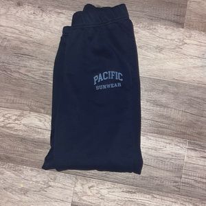 pacsun sweatpants, size small, worn 2 times, navy blue
